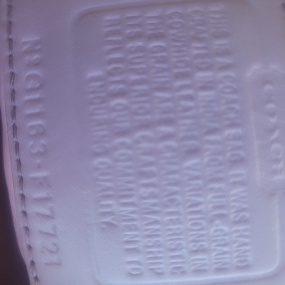 Coach Plum Leather Shoulder Bag - Picture 14 of 15